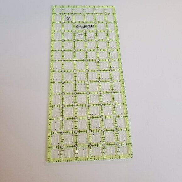 Omnigrip by Omnigrid The Non-Slip Quilt Ruler Neon 6''x14'' RN164 2003 USA - Picture 4 of 4